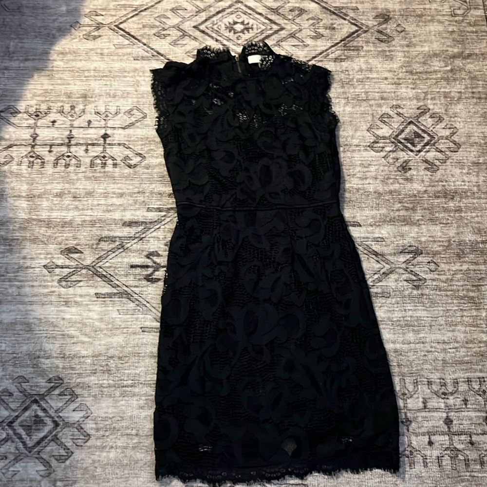 Zip up lace dress